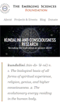 Mobile Screenshot of emergingsciences.org